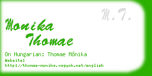 monika thomae business card